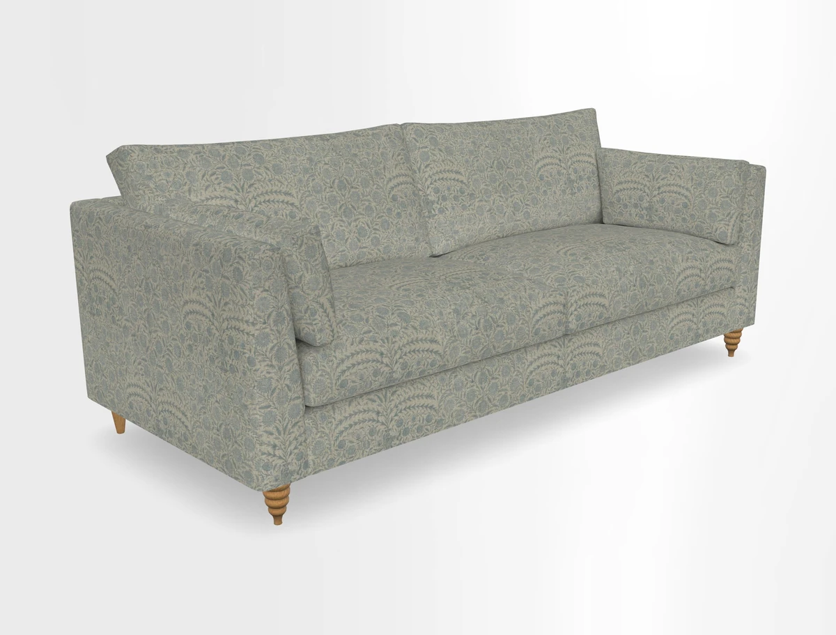 Saltdean 4 seater sofa in Covertex Lombardia Bianco