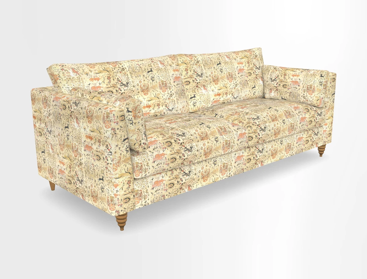 Saltdean 4 seater sofa in Covertex Lombardia Bianco