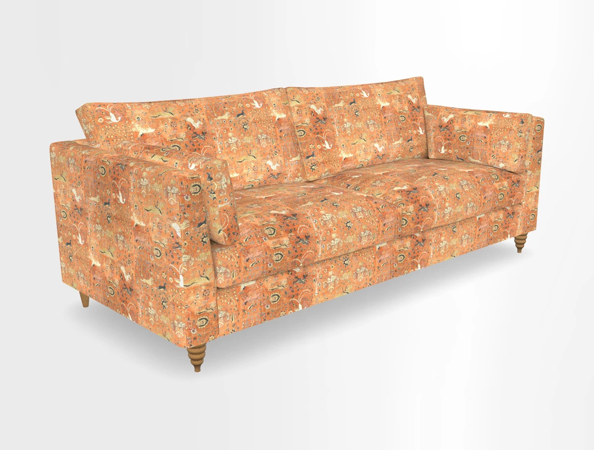 Saltdean 4 seater sofa in Covertex Lombardia Bianco