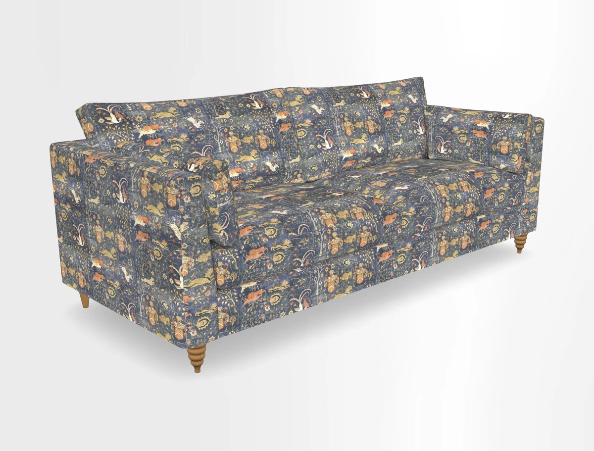 Saltdean 4 seater sofa in Covertex Lombardia Bianco