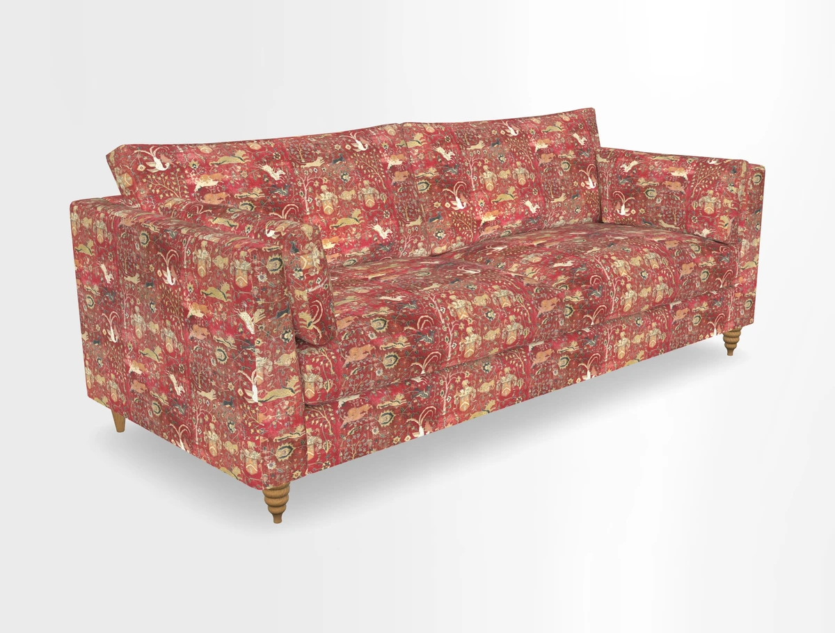 Saltdean 4 seater sofa in Covertex Lombardia Bianco