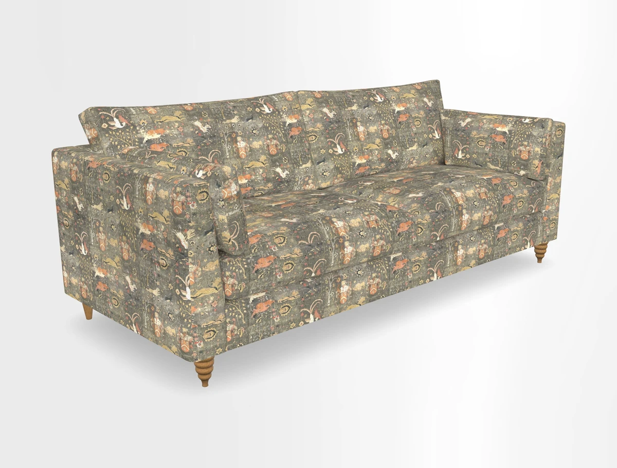 Saltdean 4 seater sofa in Covertex Lombardia Bianco