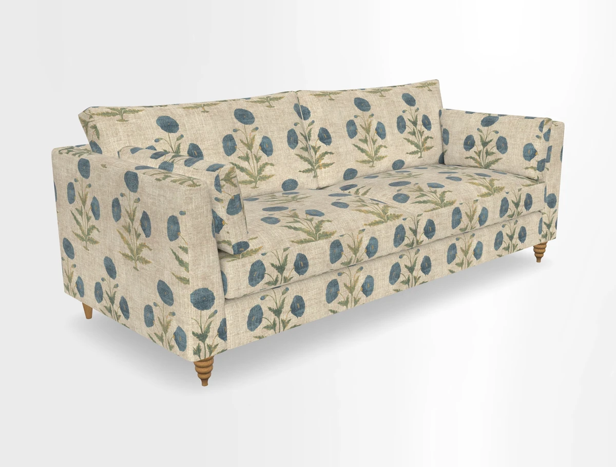 Saltdean 4 seater sofa in Covertex Lombardia Bianco