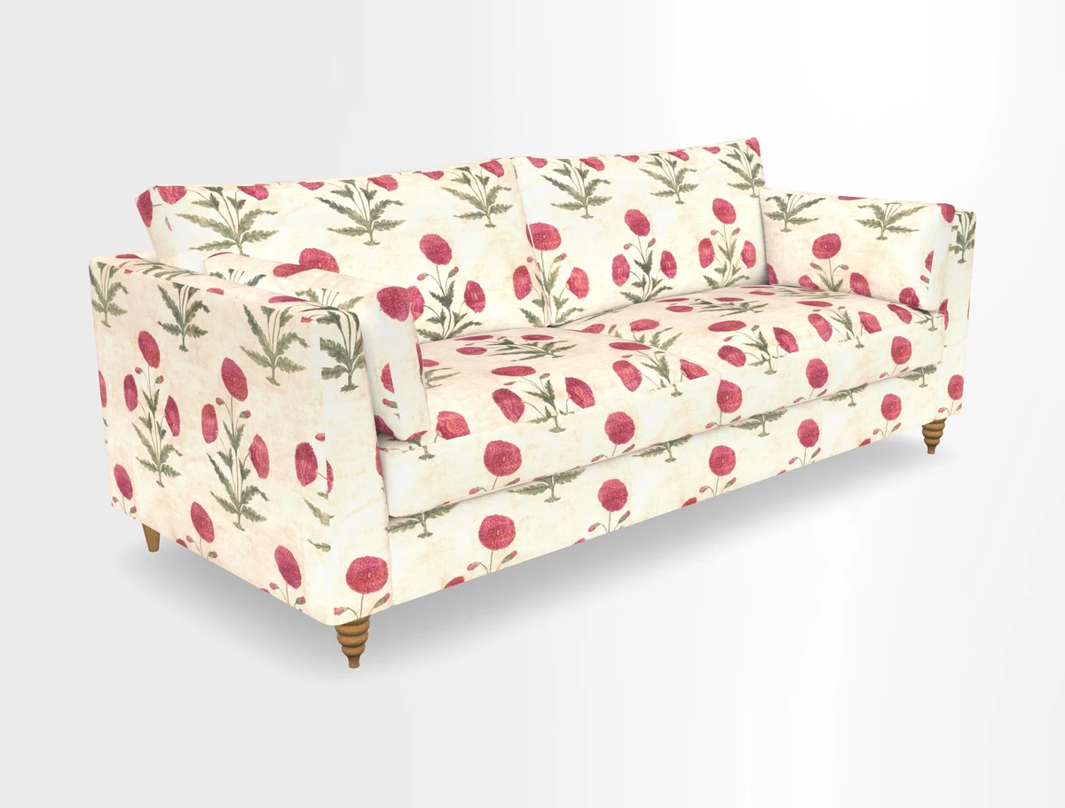 Saltdean 4 seater sofa in Covertex Lombardia Bianco