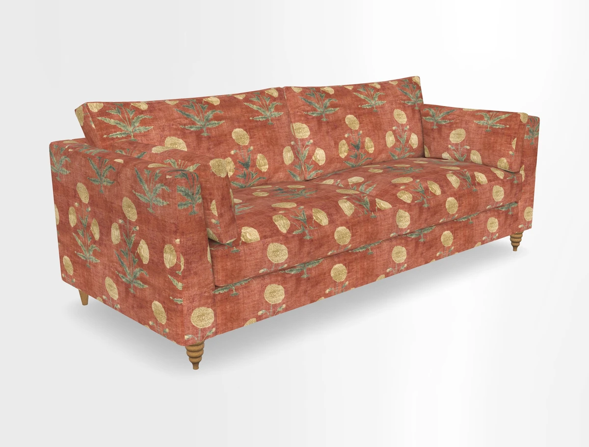 Saltdean 4 seater sofa in Covertex Lombardia Bianco