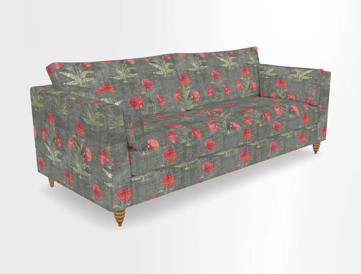 Saltdean 4 seater sofa in Covertex Lombardia Bianco