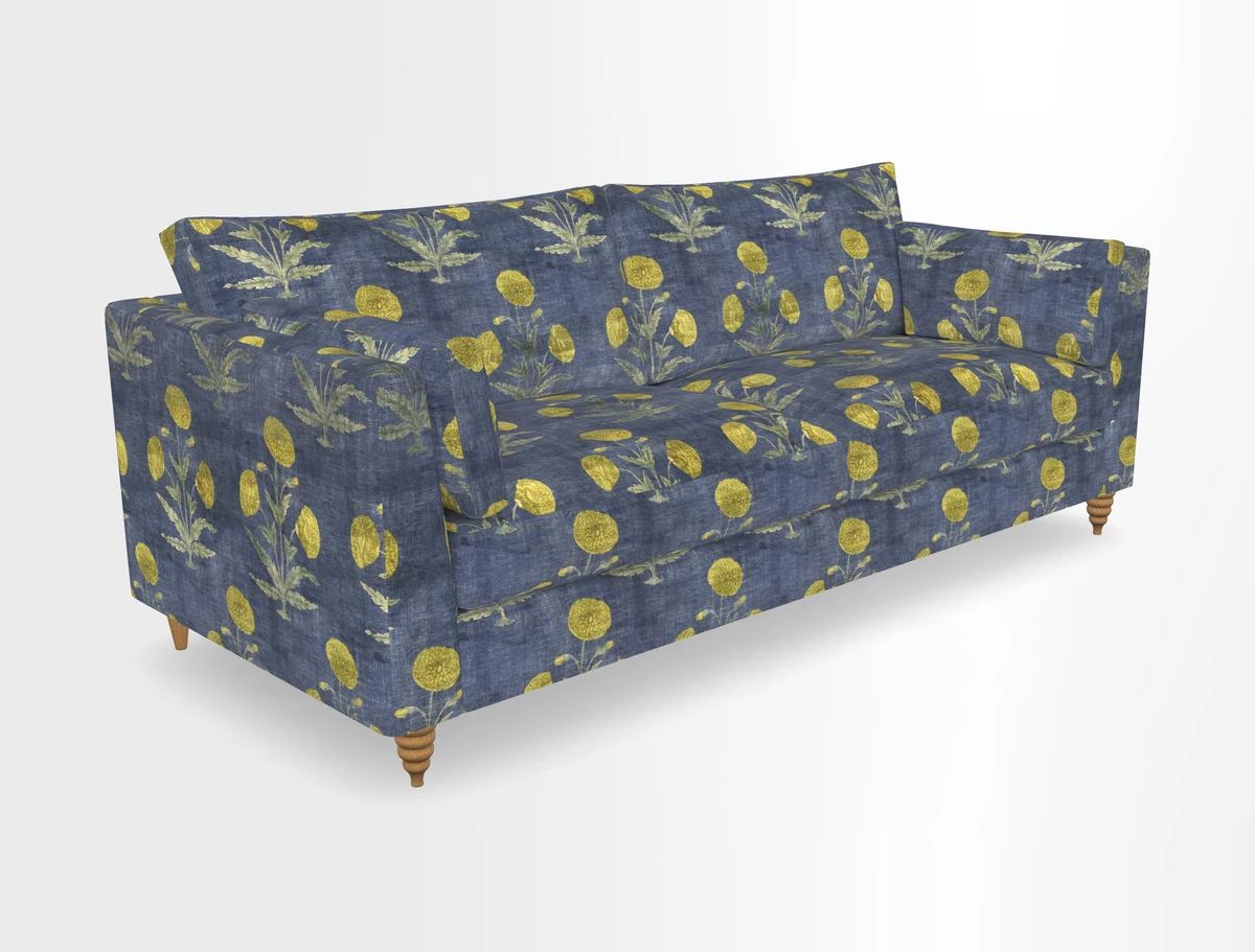 Saltdean 4 seater sofa in Covertex Lombardia Bianco