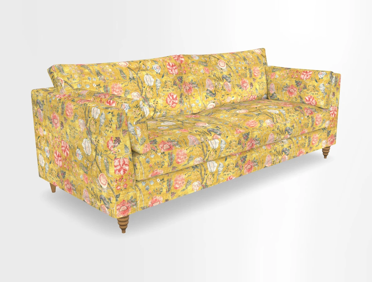 Saltdean 4 seater sofa in Covertex Lombardia Bianco