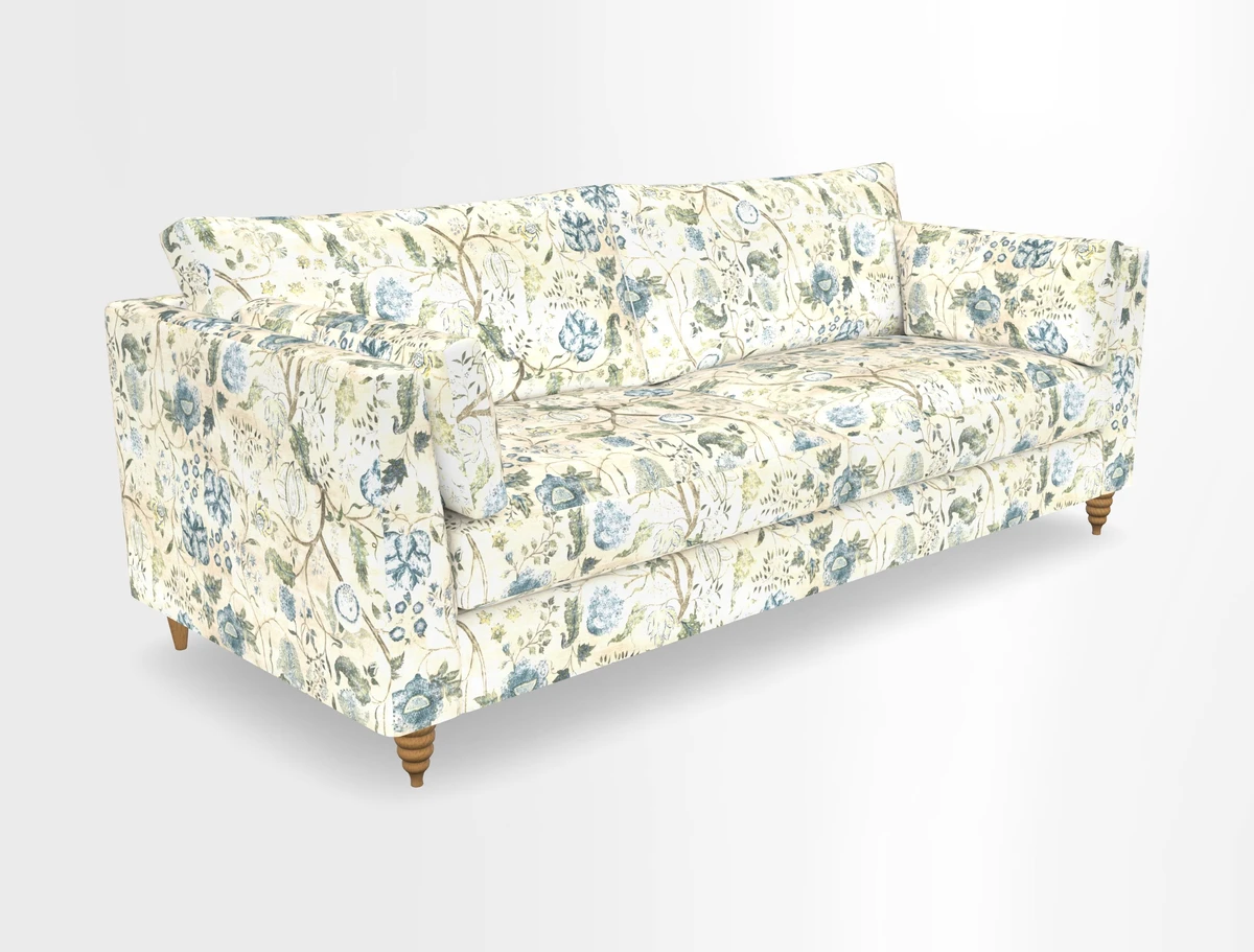 Saltdean 4 seater sofa in Covertex Lombardia Bianco