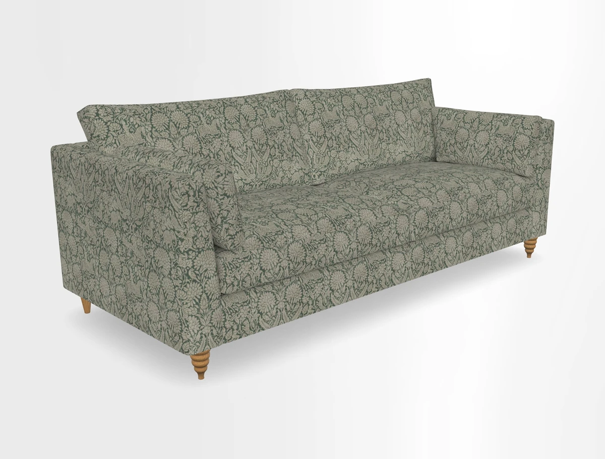 Saltdean 4 seater sofa in Covertex Lombardia Bianco