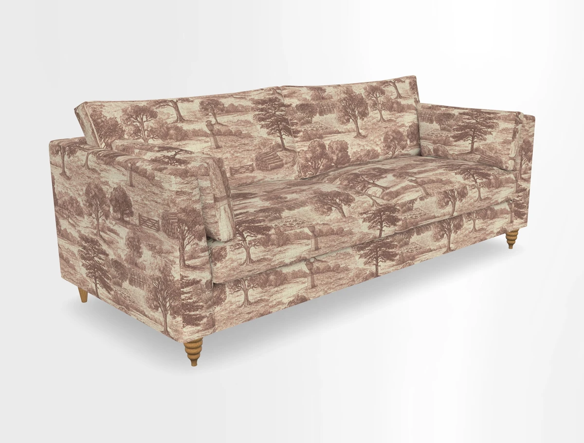 Saltdean 4 seater sofa in Covertex Lombardia Bianco