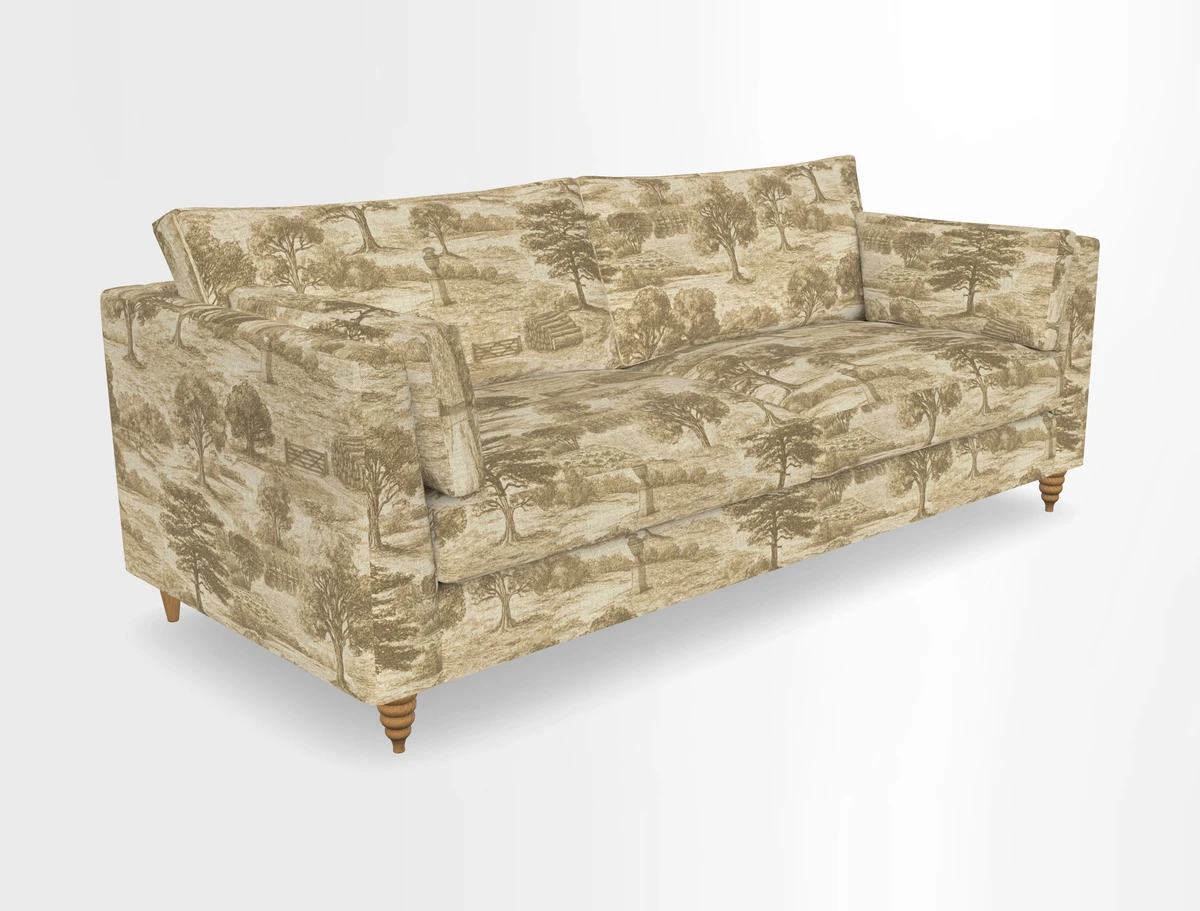 Saltdean 4 seater sofa in Covertex Lombardia Bianco