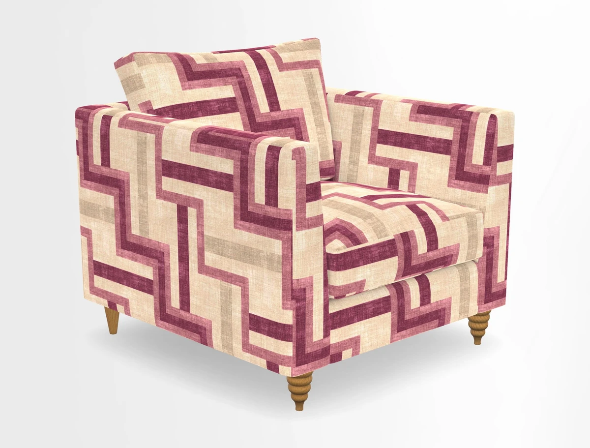 Saltdean chair in Two Tone Plain Biscuit