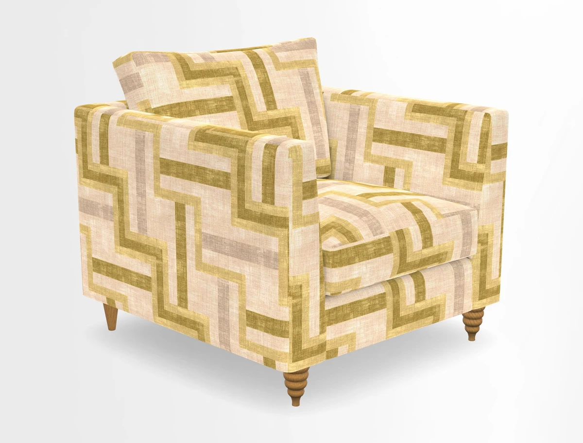 Saltdean chair in Two Tone Plain Biscuit