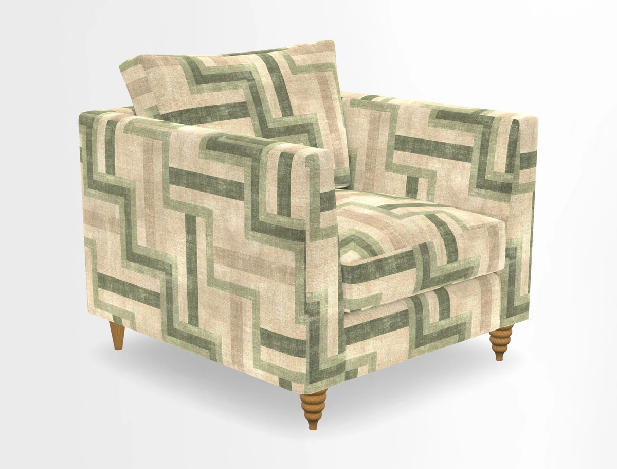 Saltdean chair in Two Tone Plain Biscuit