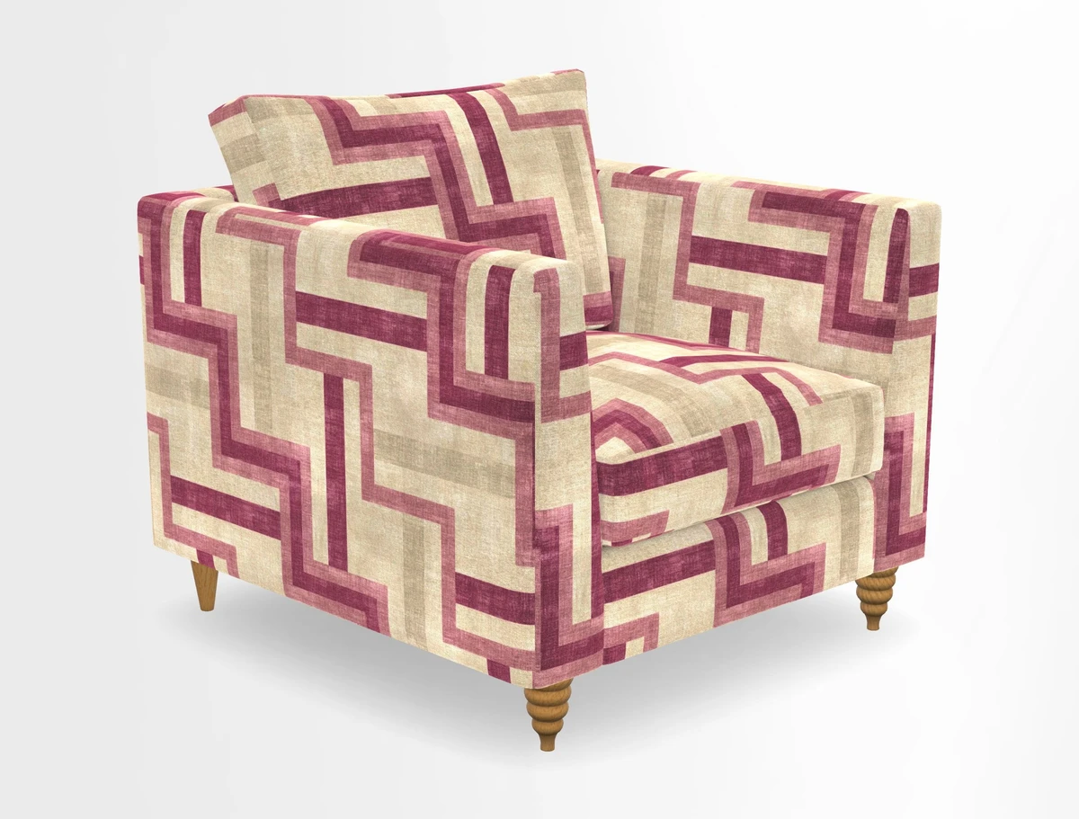 Saltdean chair in Two Tone Plain Biscuit