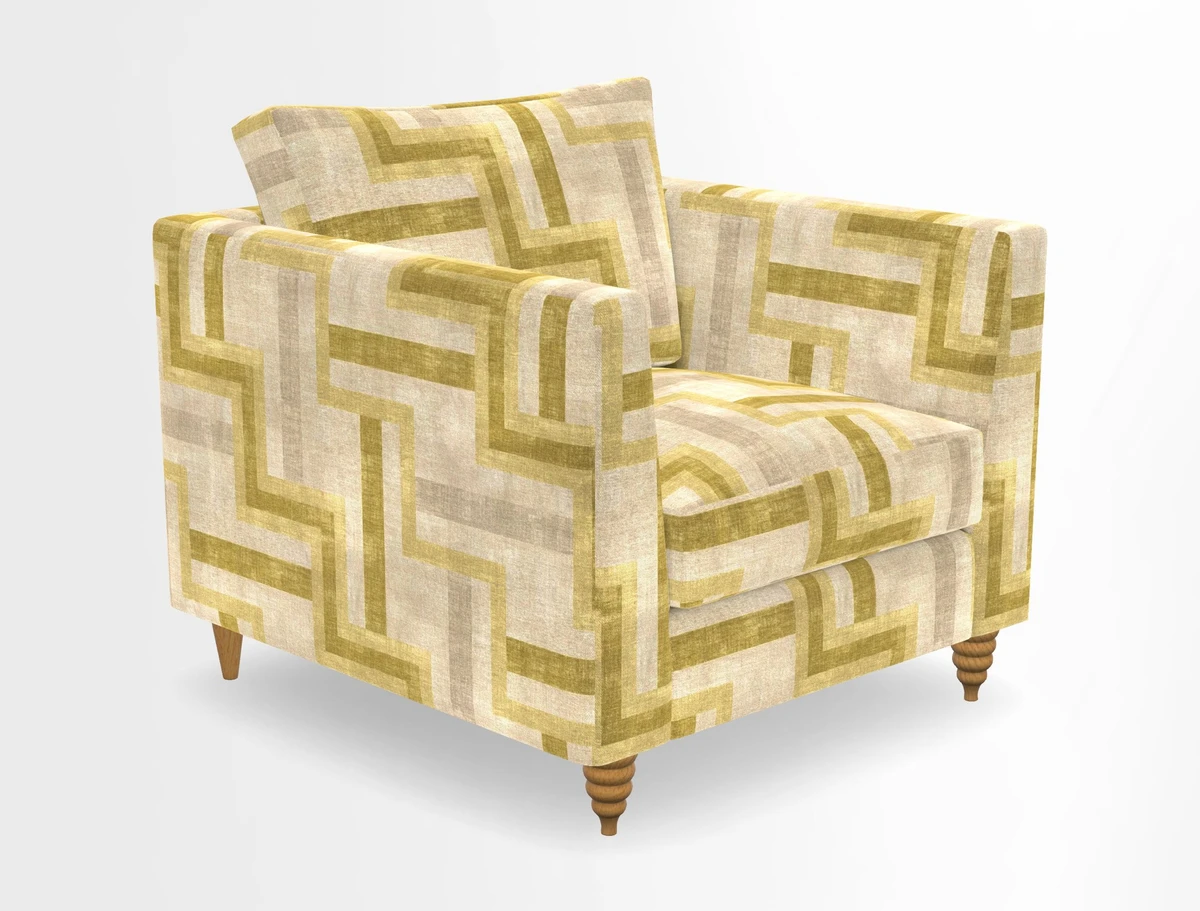 Saltdean chair in Two Tone Plain Biscuit