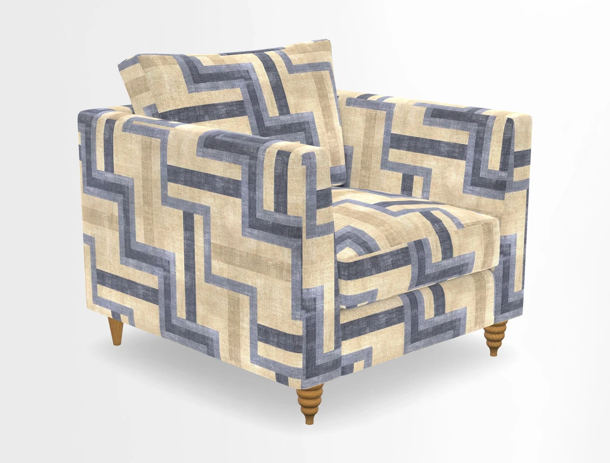 Saltdean chair in Two Tone Plain Biscuit
