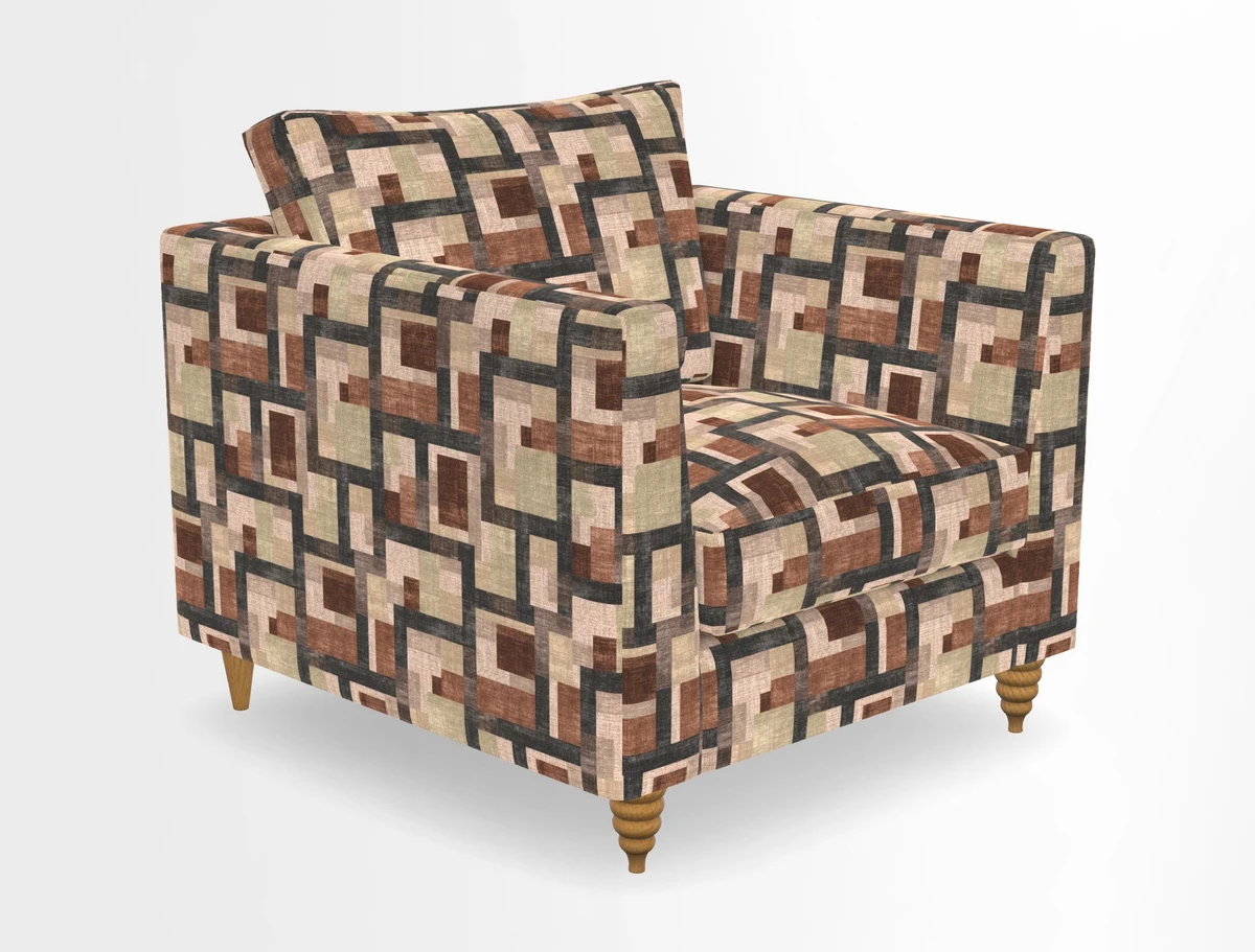 Saltdean chair in Two Tone Plain Biscuit