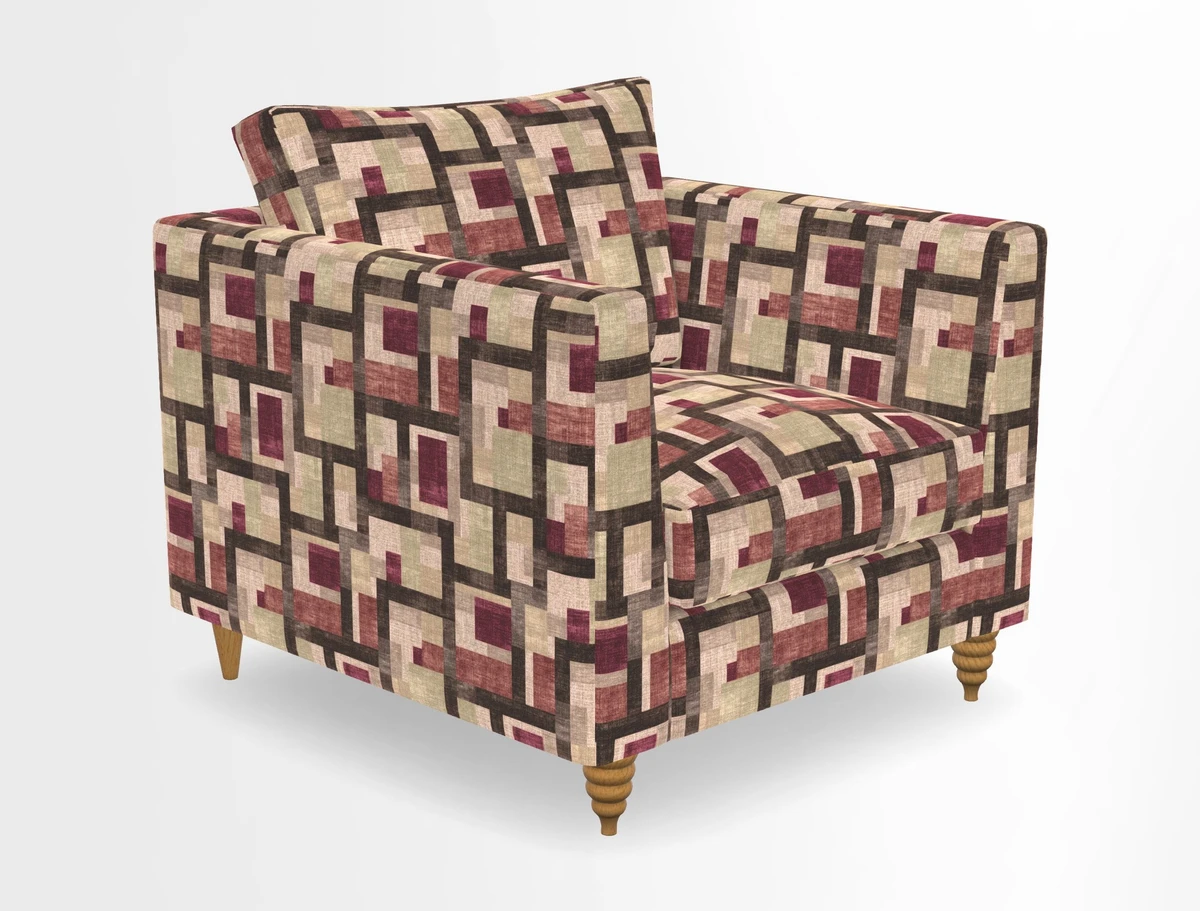Saltdean chair in Two Tone Plain Biscuit