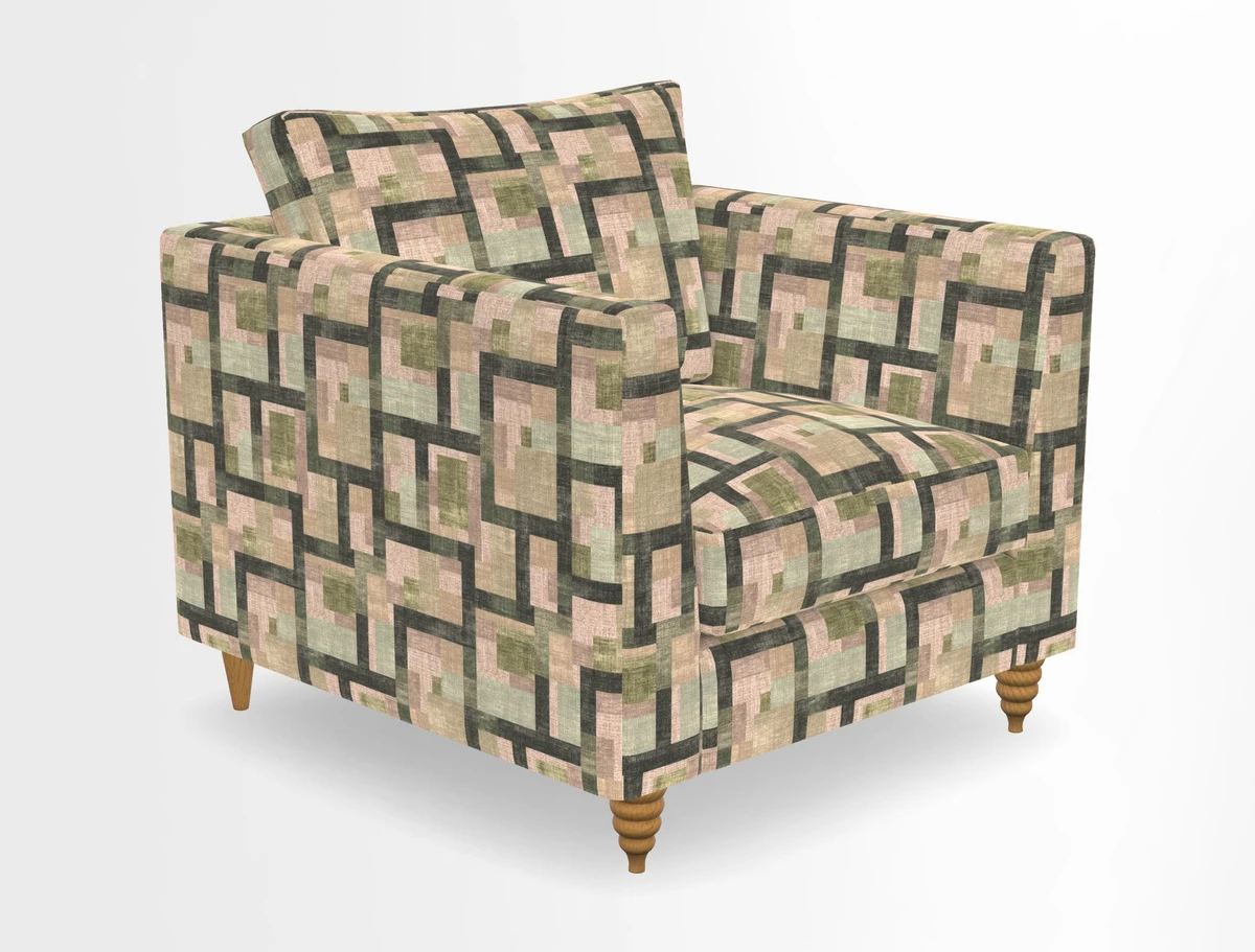 Saltdean chair in Two Tone Plain Biscuit