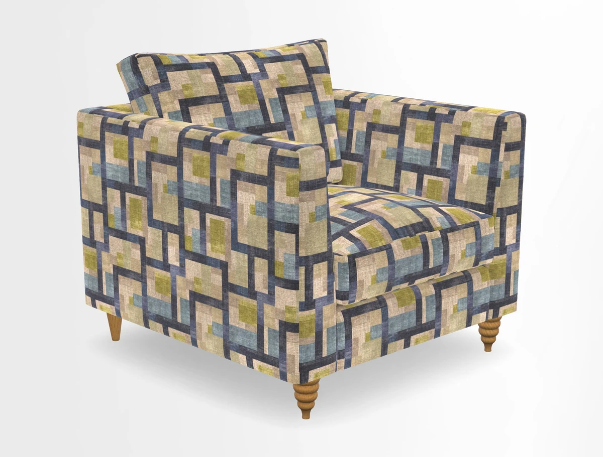 Saltdean chair in Two Tone Plain Biscuit