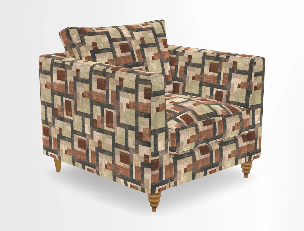 Saltdean chair in Two Tone Plain Biscuit