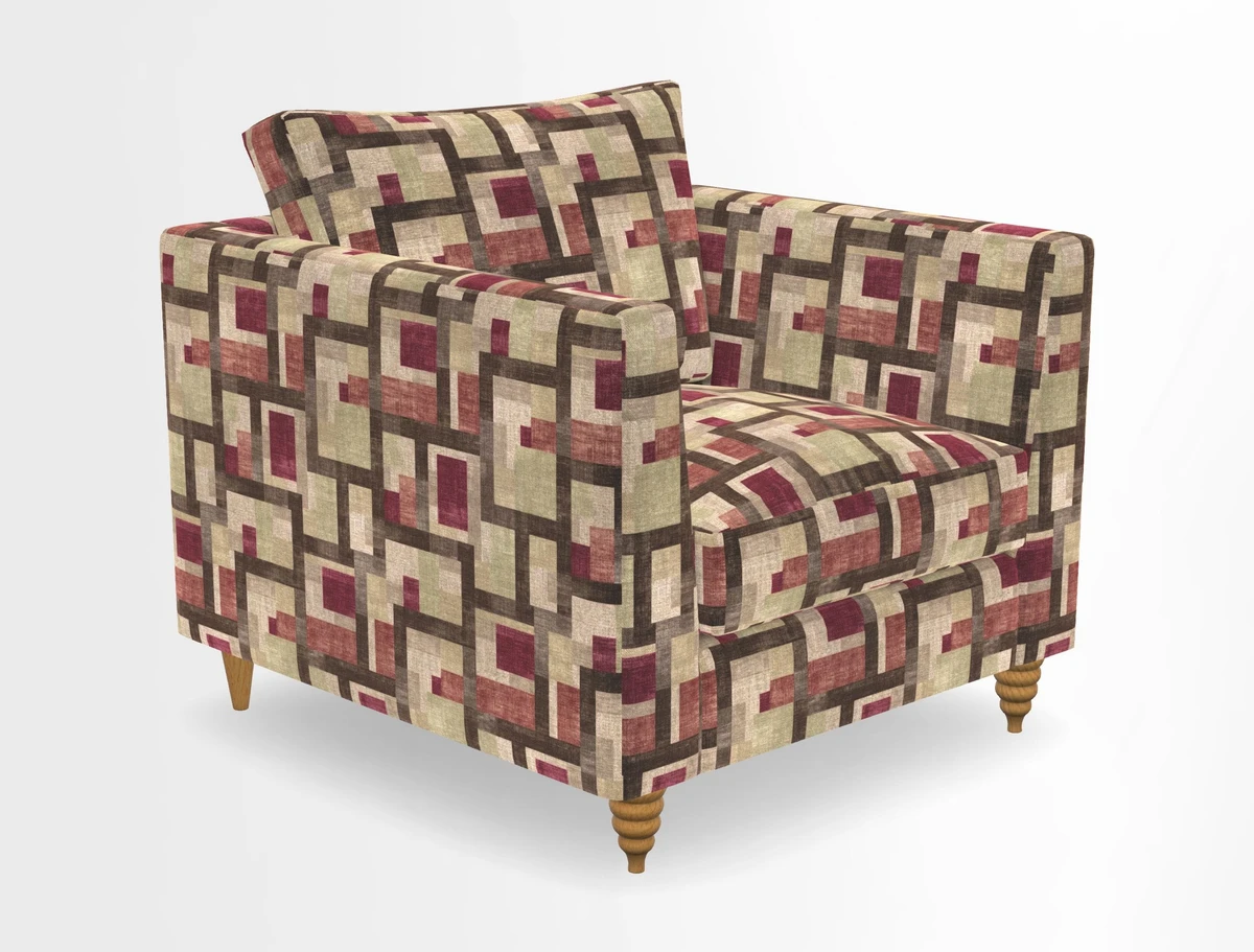 Saltdean chair in Two Tone Plain Biscuit