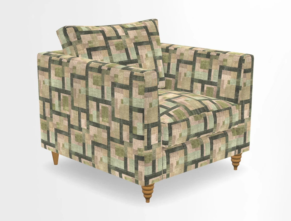 Saltdean chair in Two Tone Plain Biscuit