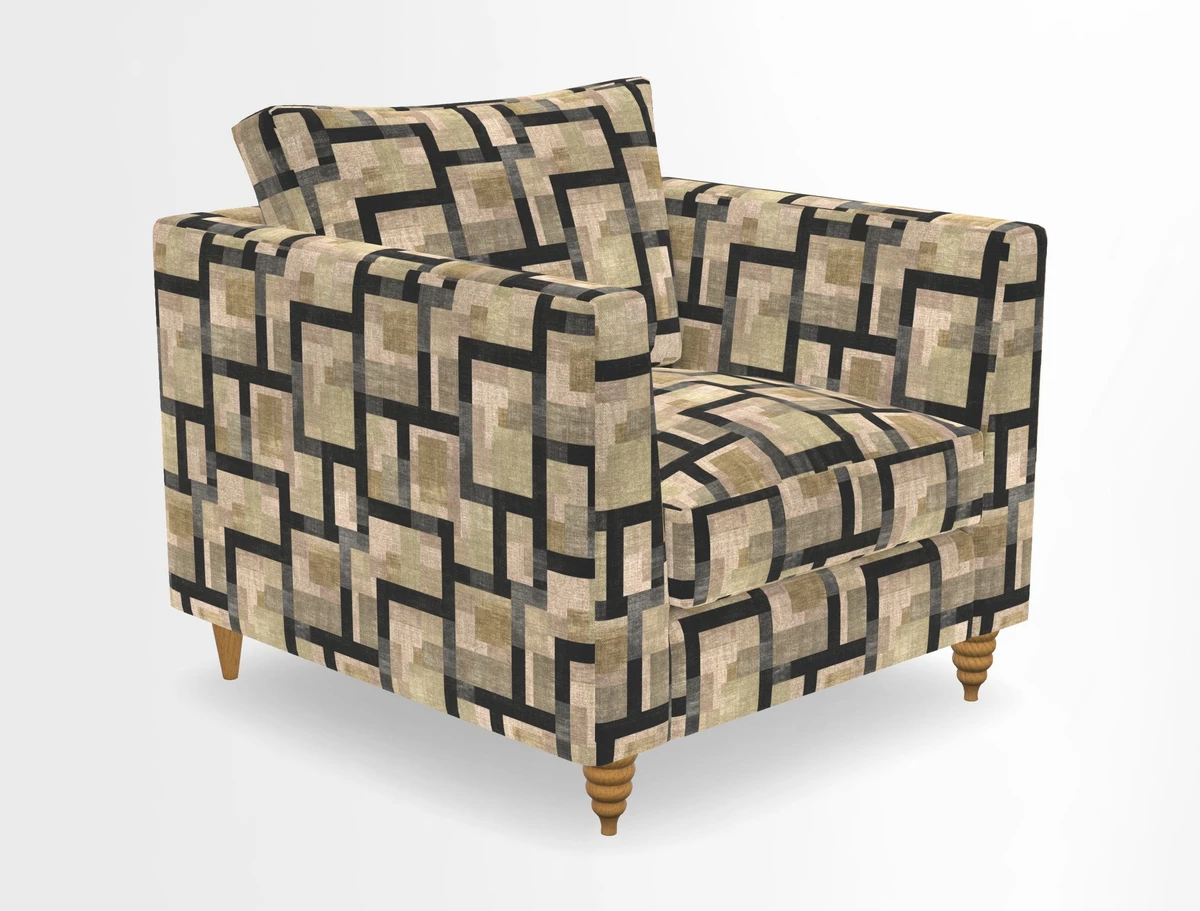 Saltdean chair in Two Tone Plain Biscuit