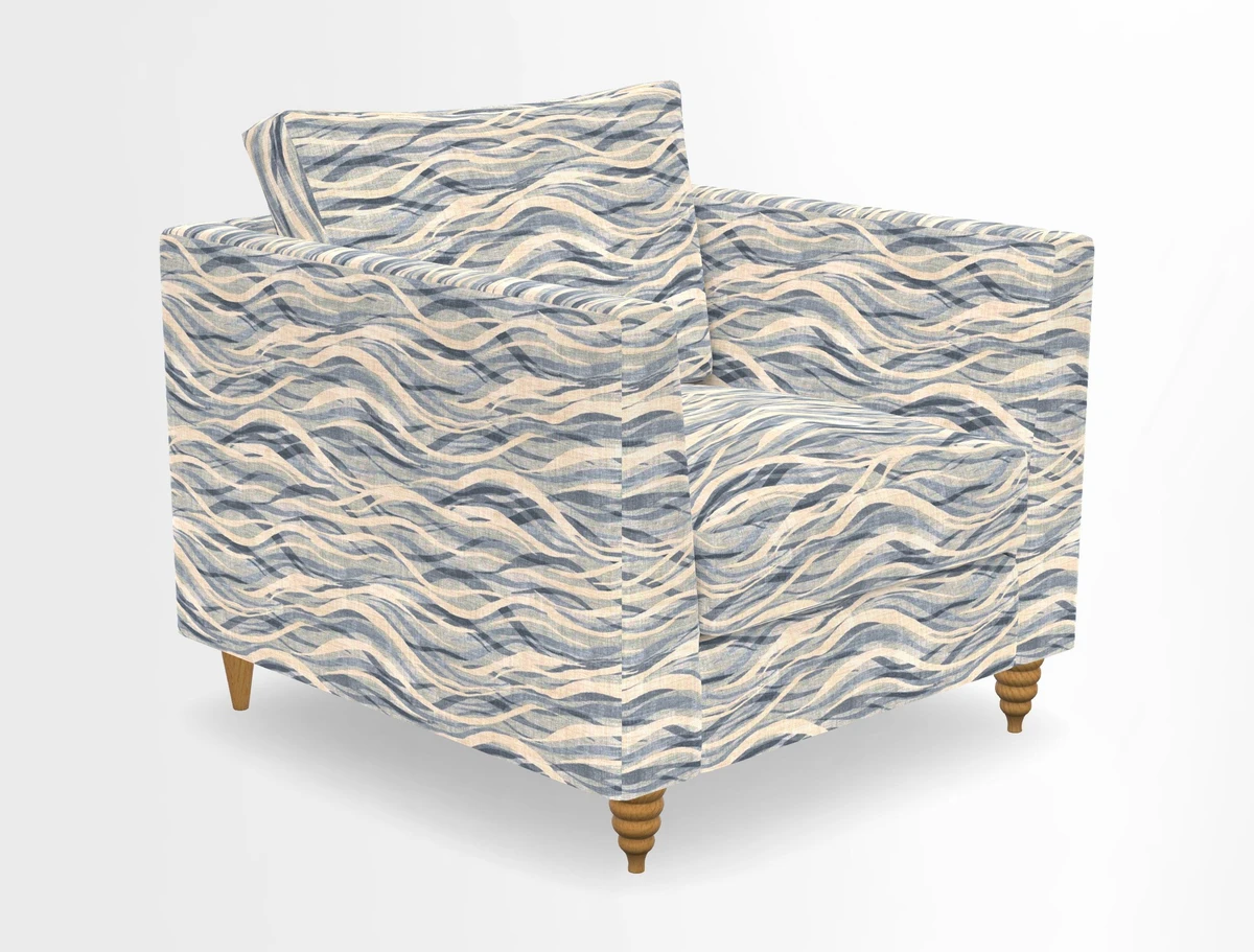 Saltdean chair in Two Tone Plain Biscuit