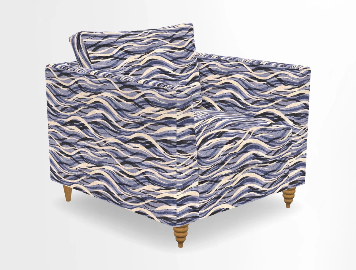 Saltdean chair in Two Tone Plain Biscuit