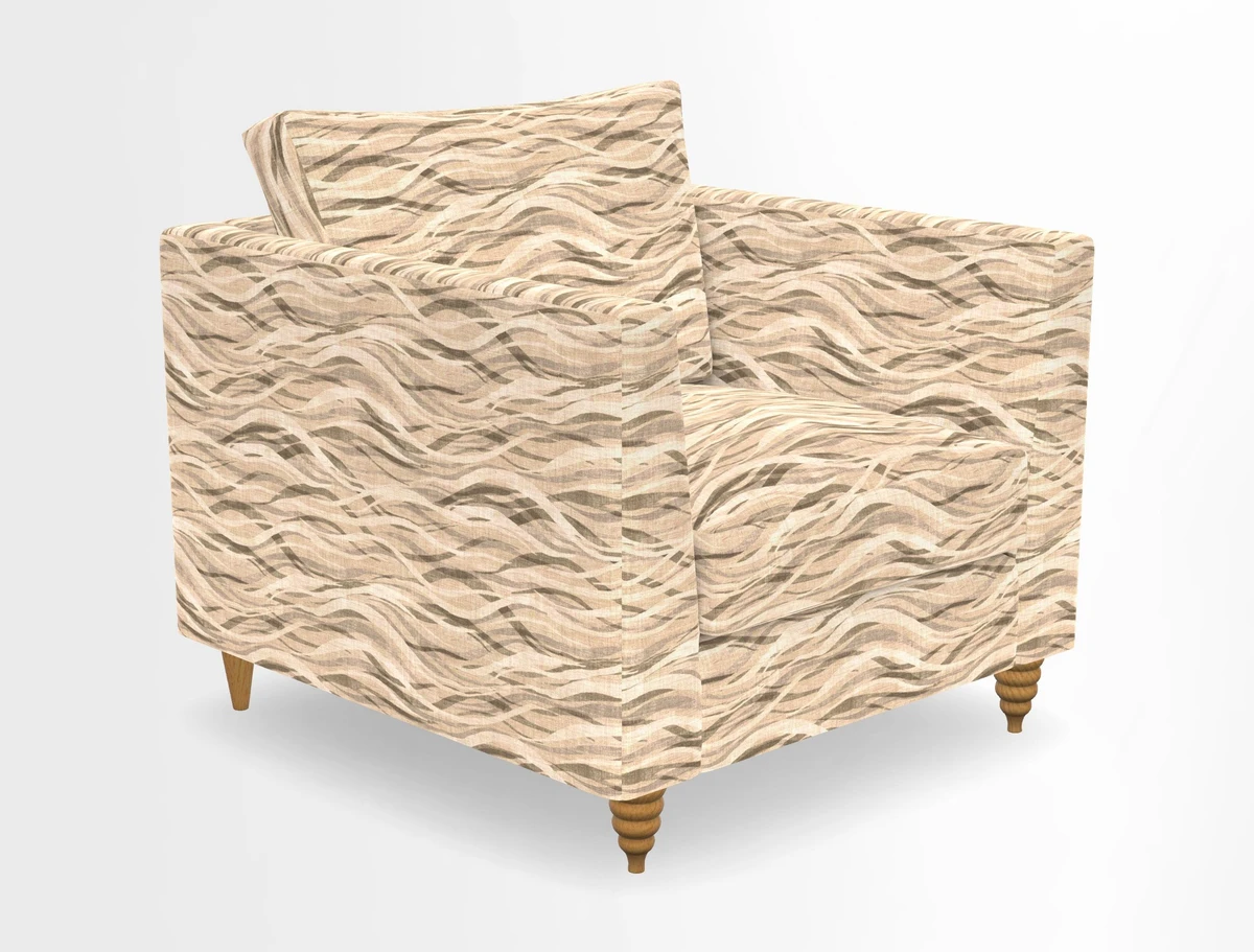 Saltdean chair in Two Tone Plain Biscuit