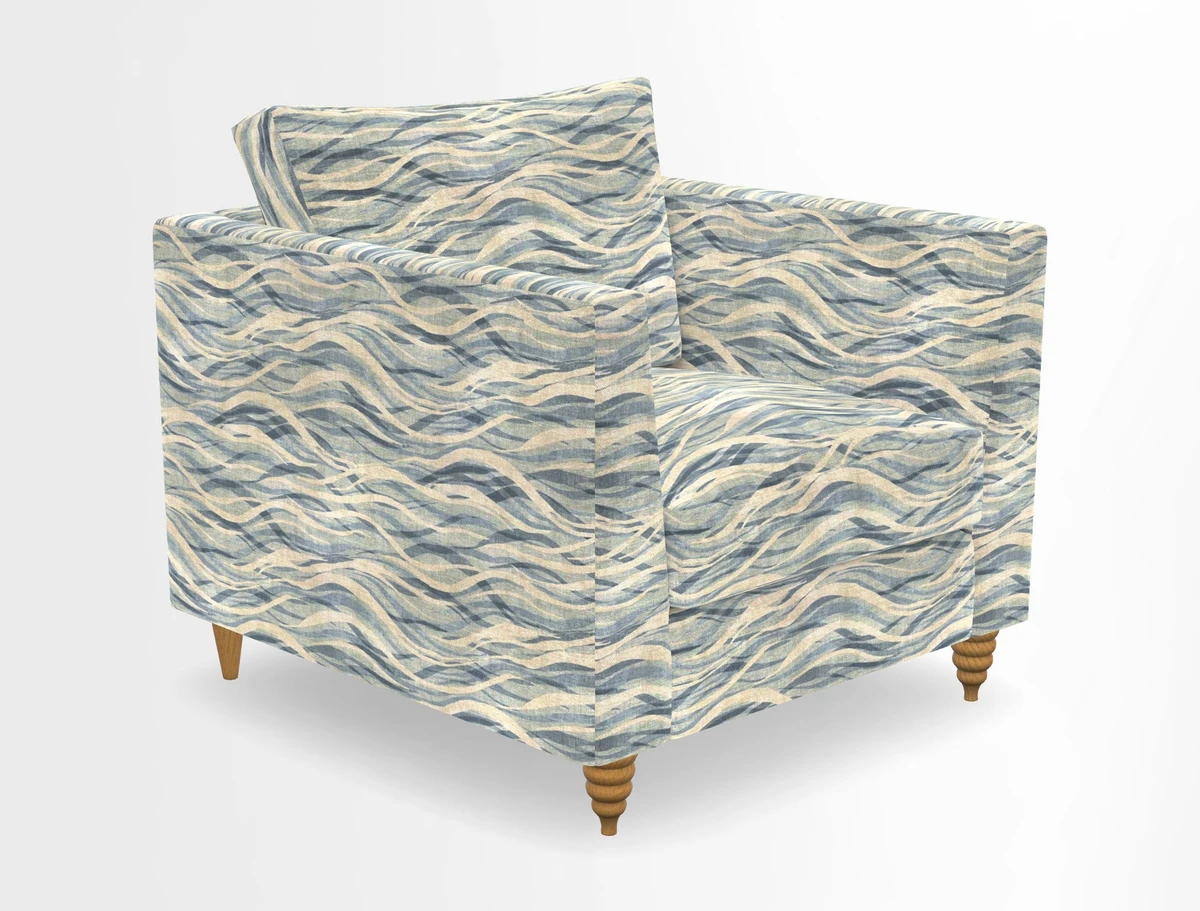 Saltdean chair in Two Tone Plain Biscuit