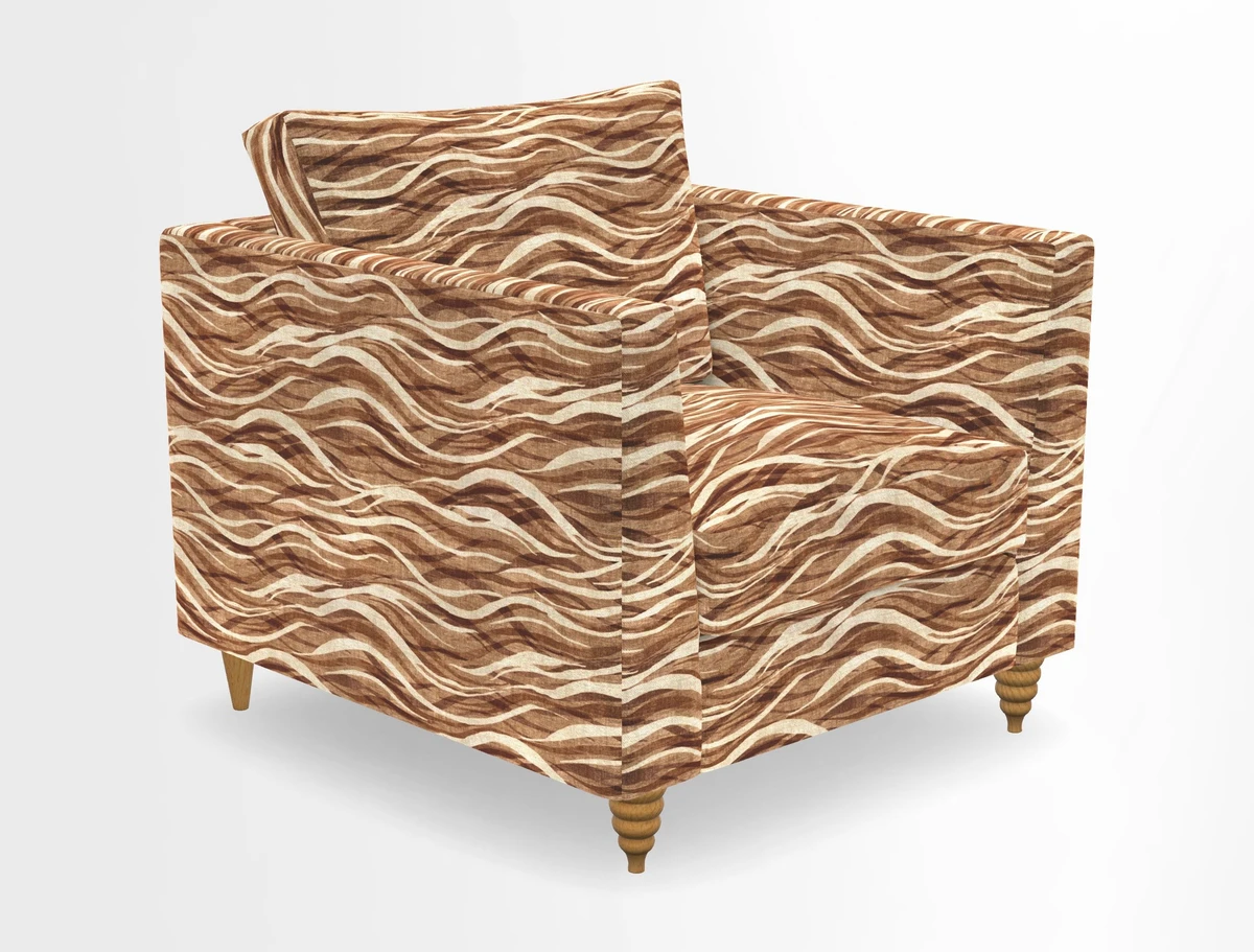 Saltdean chair in Two Tone Plain Biscuit