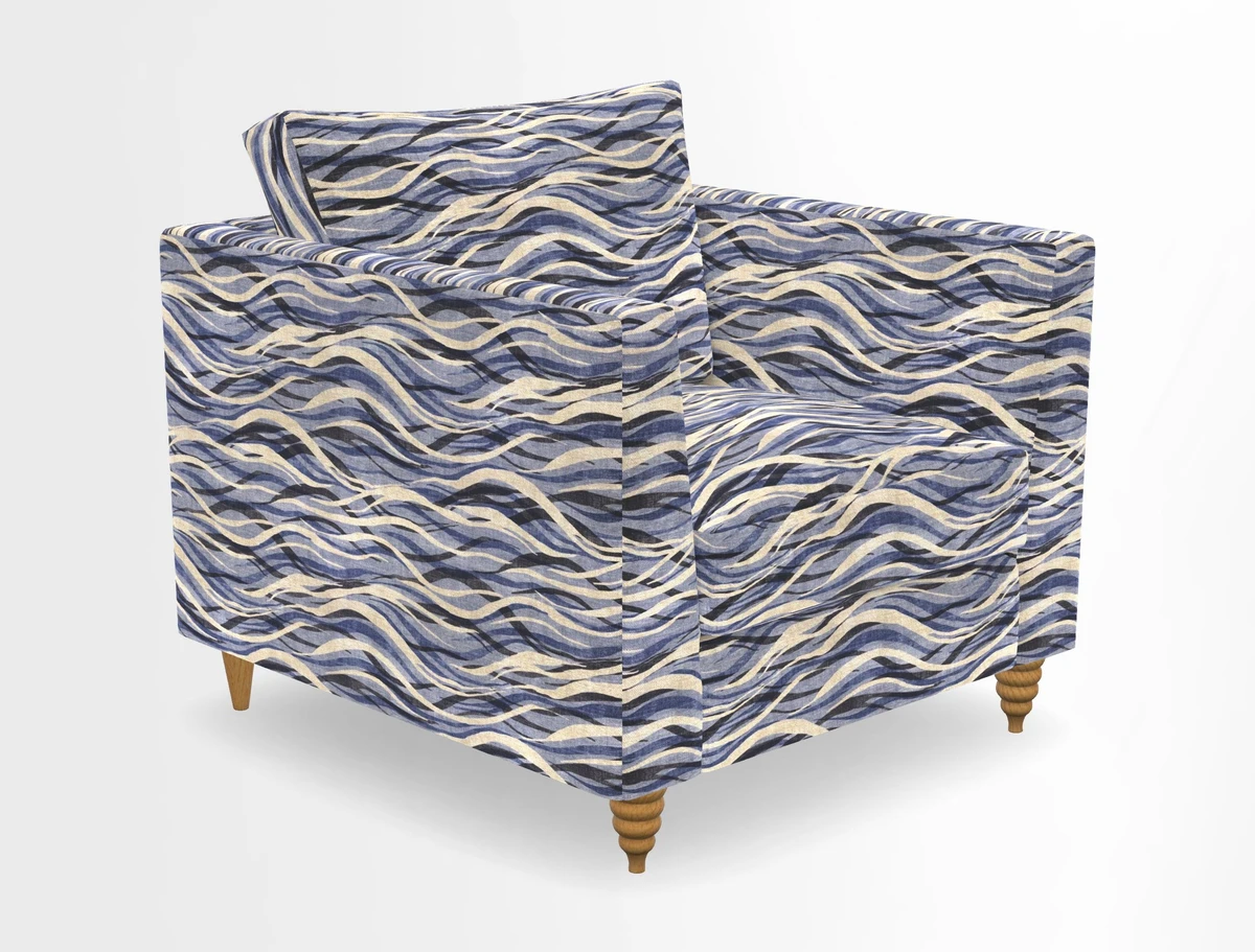 Saltdean chair in Two Tone Plain Biscuit