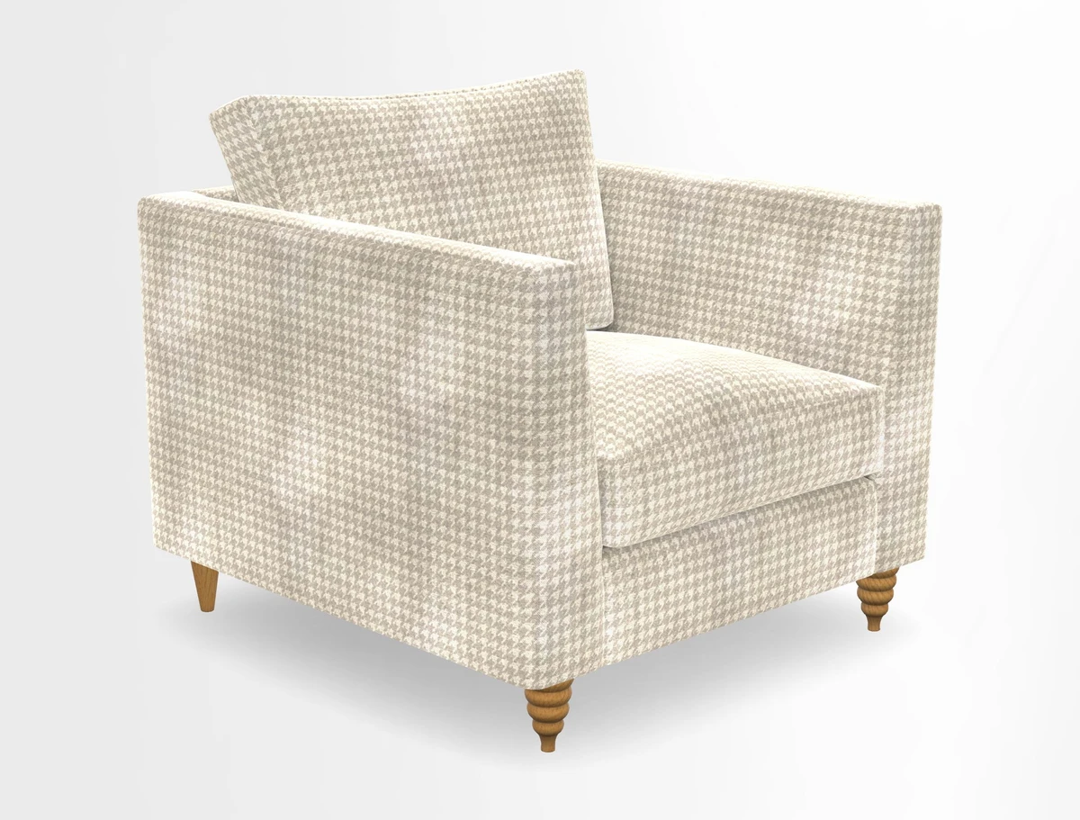 Saltdean chair in Two Tone Plain Biscuit