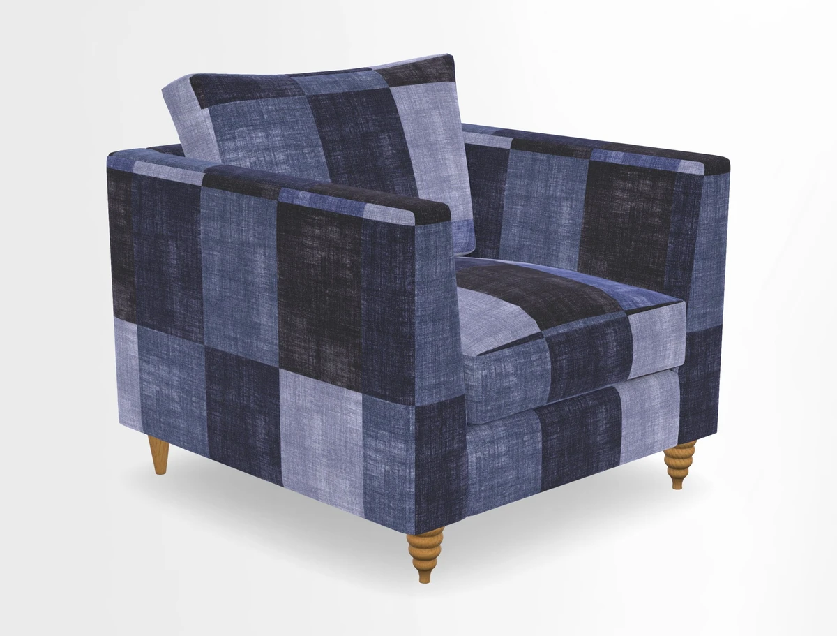 Saltdean chair in Two Tone Plain Biscuit