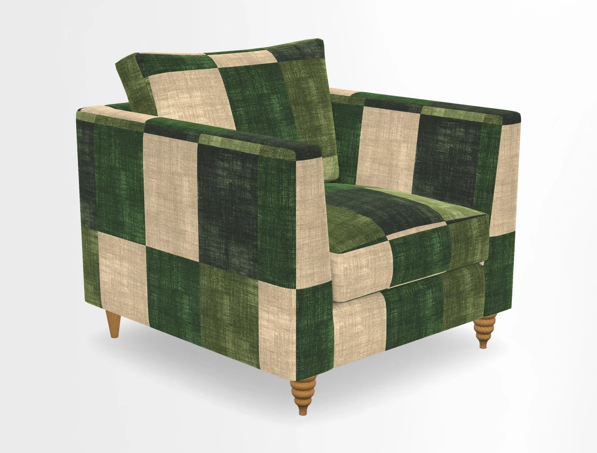 Saltdean chair in Two Tone Plain Biscuit