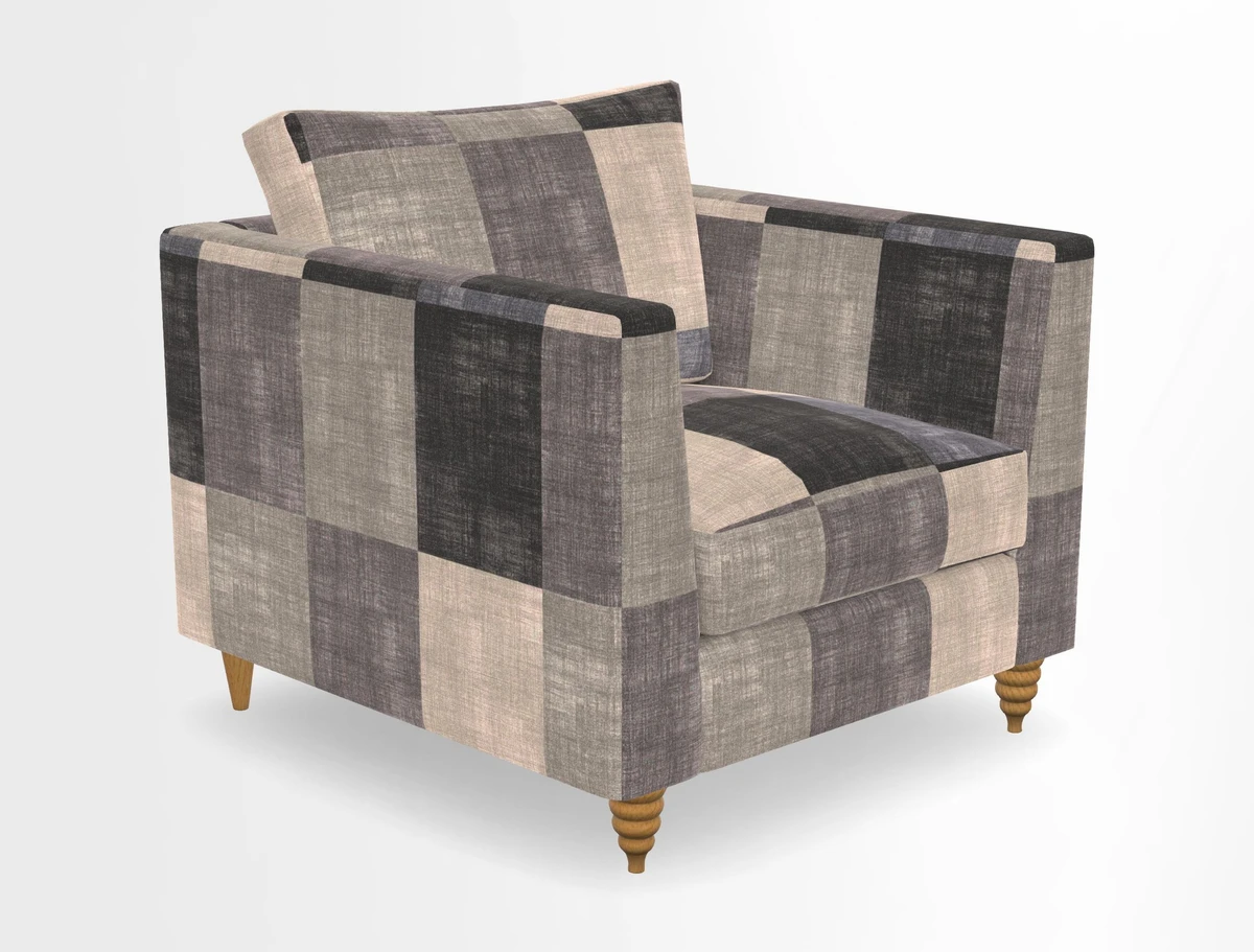 Saltdean chair in Two Tone Plain Biscuit