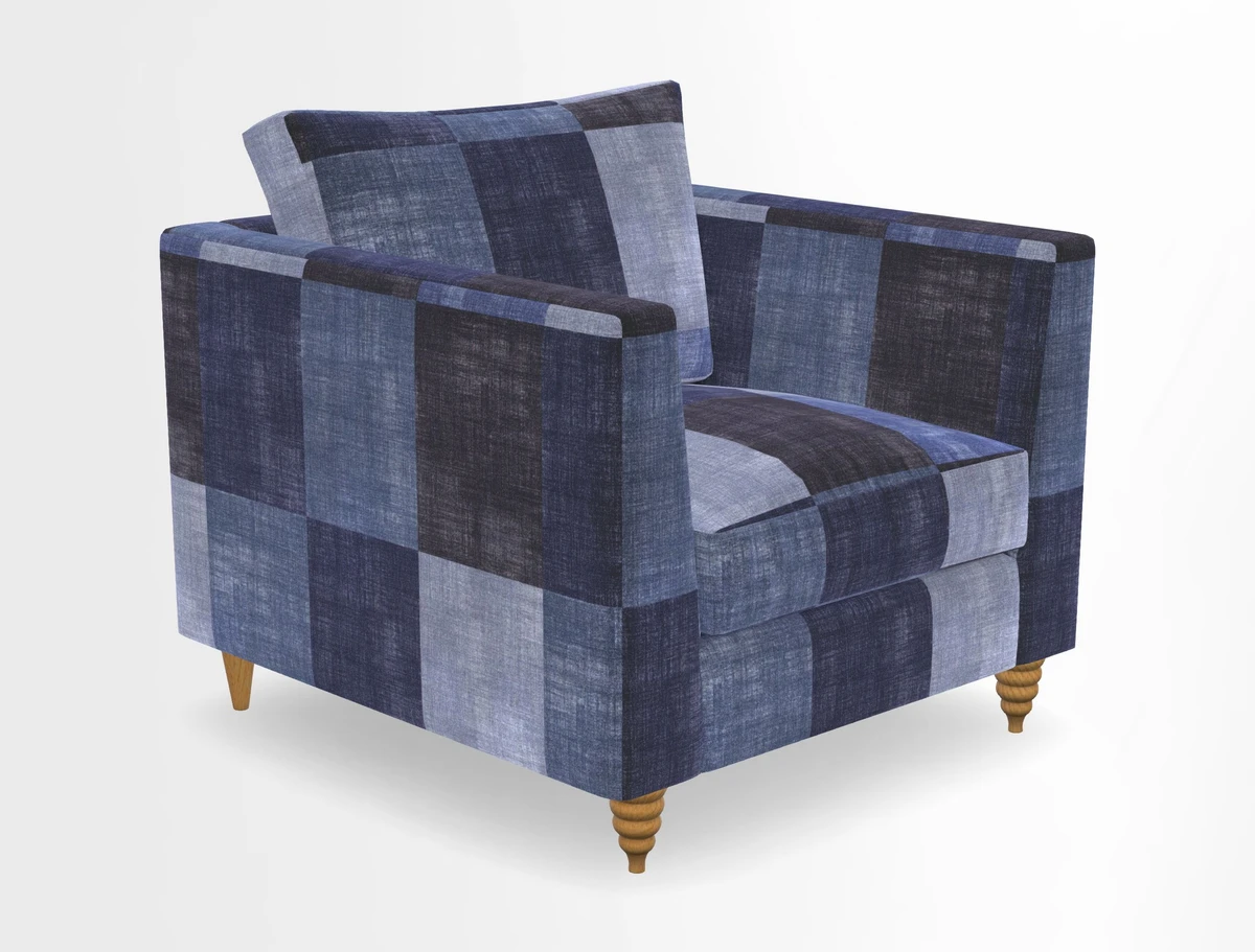 Saltdean chair in Two Tone Plain Biscuit