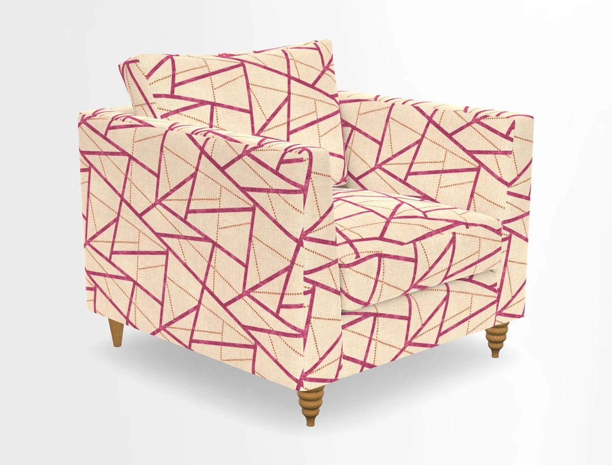 Saltdean chair in Two Tone Plain Biscuit