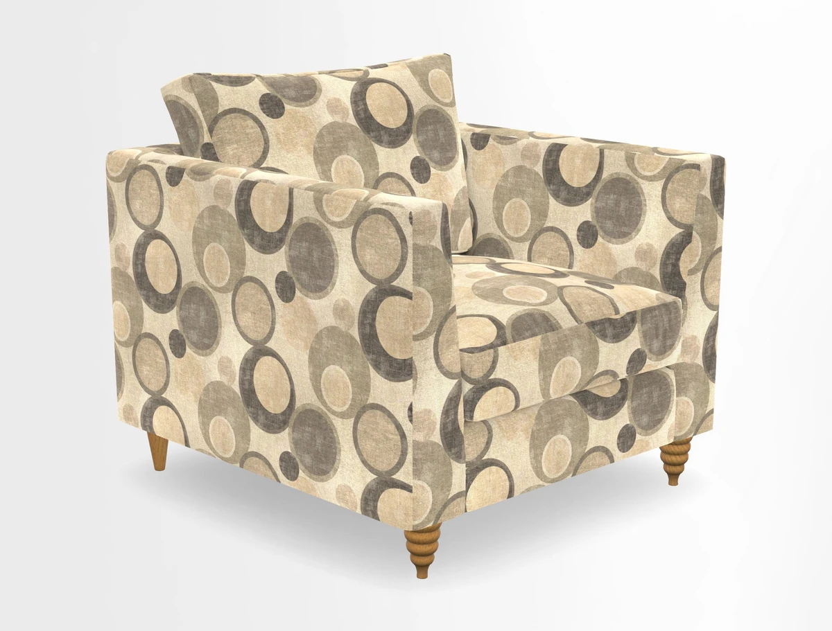 Saltdean chair in Two Tone Plain Biscuit