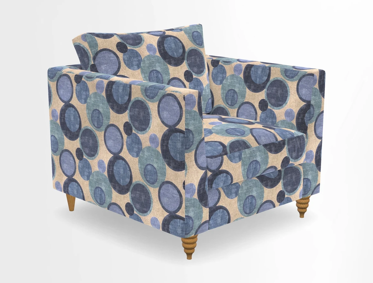 Saltdean chair in Two Tone Plain Biscuit
