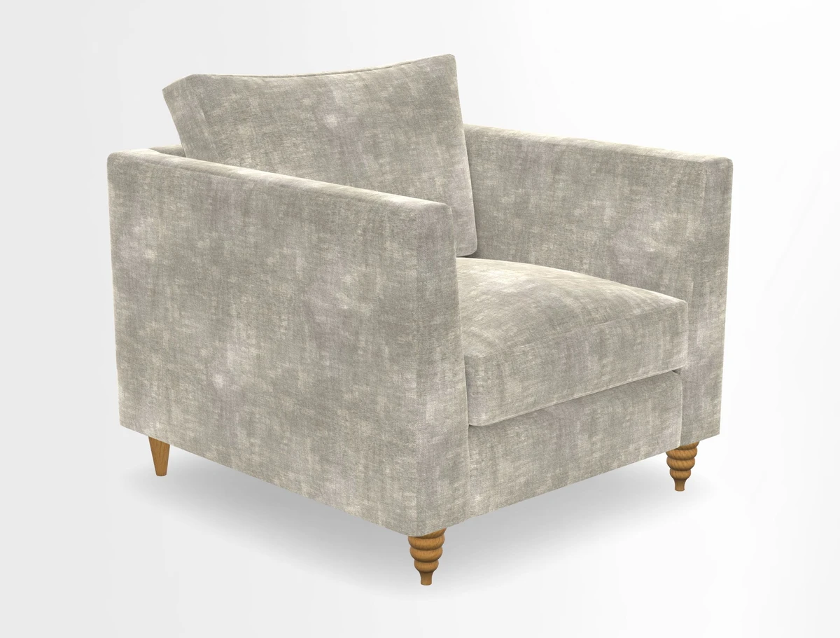 Saltdean chair in Two Tone Plain Biscuit
