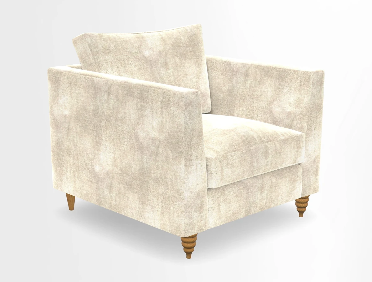 Saltdean chair in Two Tone Plain Biscuit
