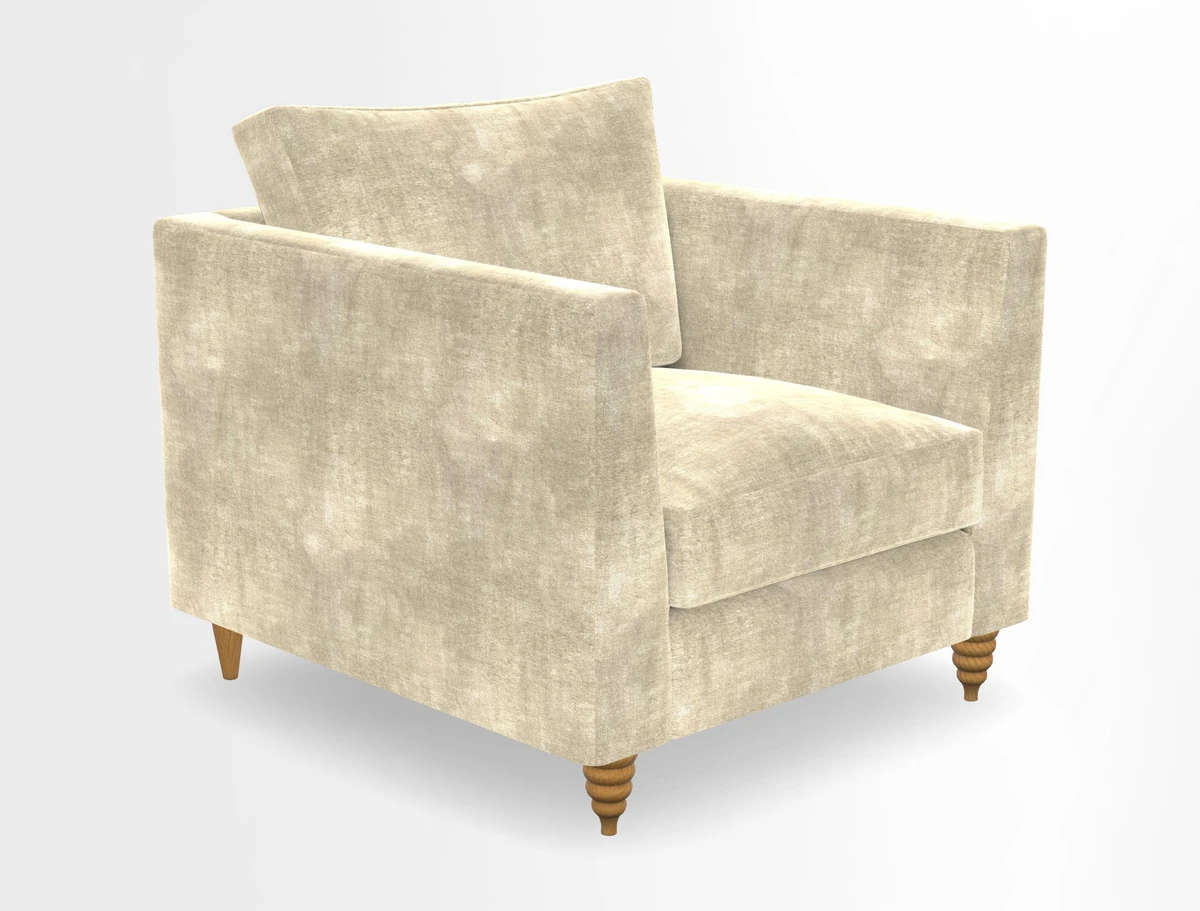 Saltdean chair in Two Tone Plain Biscuit