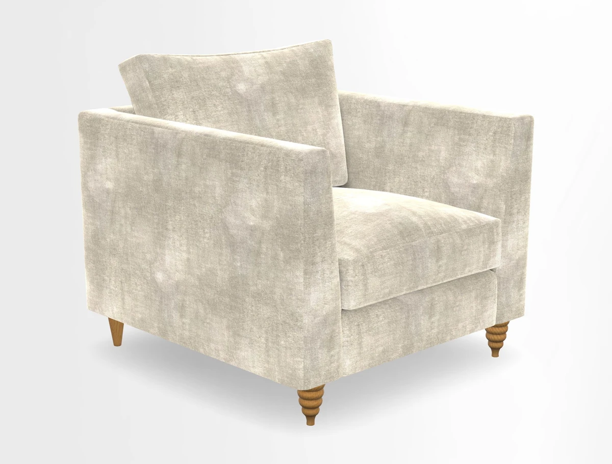 Saltdean chair in Two Tone Plain Biscuit