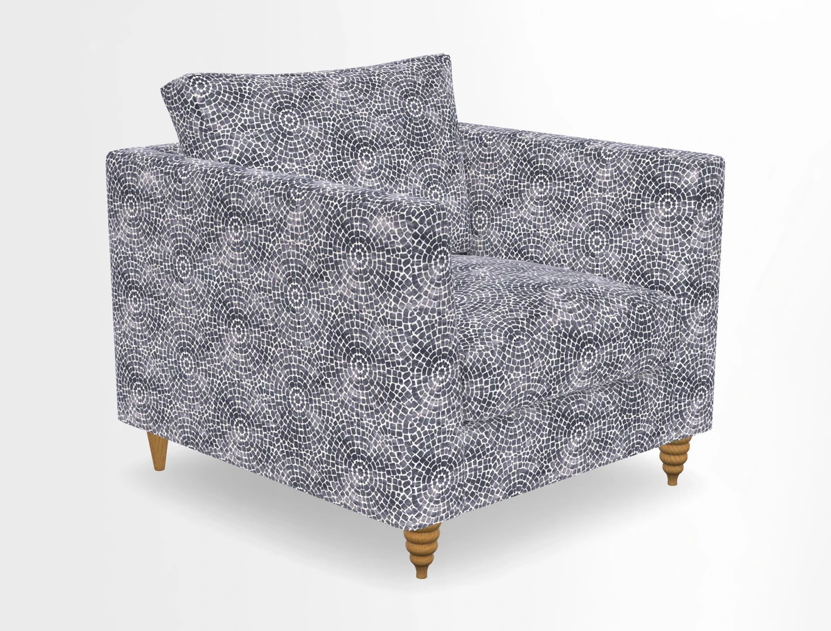 Saltdean chair in Two Tone Plain Biscuit