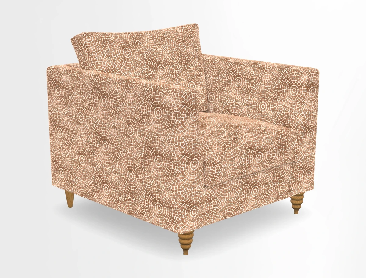 Saltdean chair in Two Tone Plain Biscuit